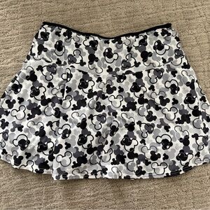 Mickey Monochrome Women's Skort
